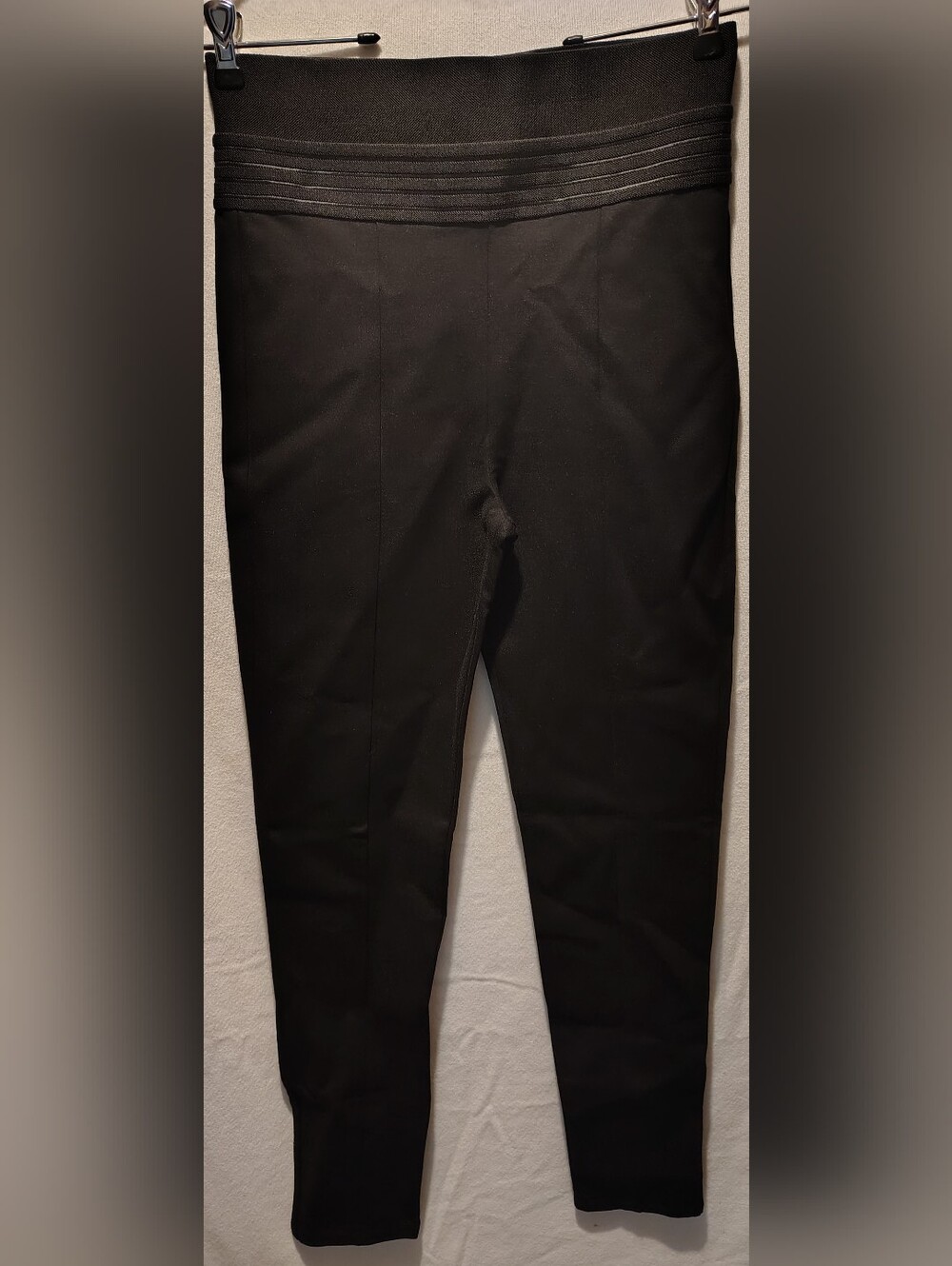 ZARA Grupo Inditex High Rise Wide Waist Pleated Leggings Size Large NWOT
